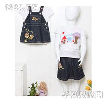 ���ͯ��ɫӡ������ȹ