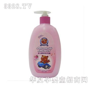 布丁熊嬰兒嫩滑洗發沐浴露2合1500ML